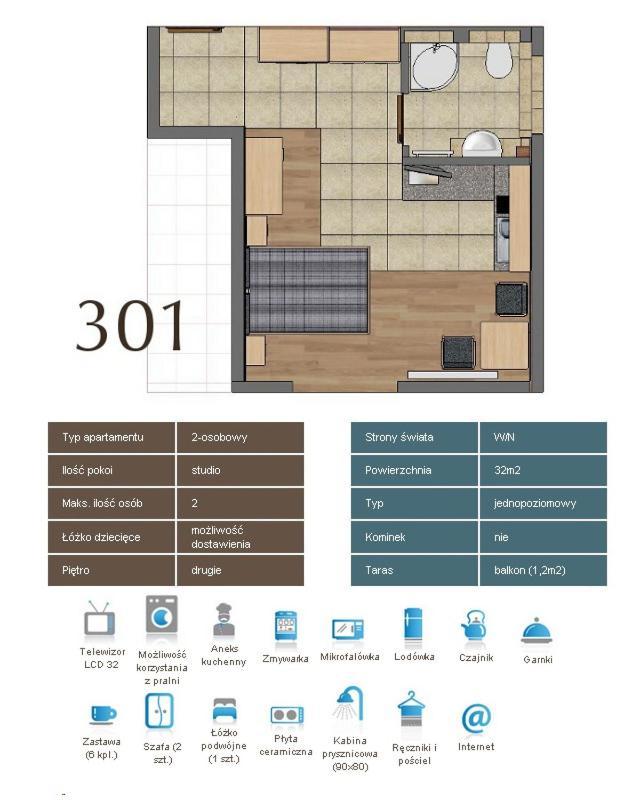 Kaskada Spa & Comfort Willa Jastrzębia Góra Rom bilde